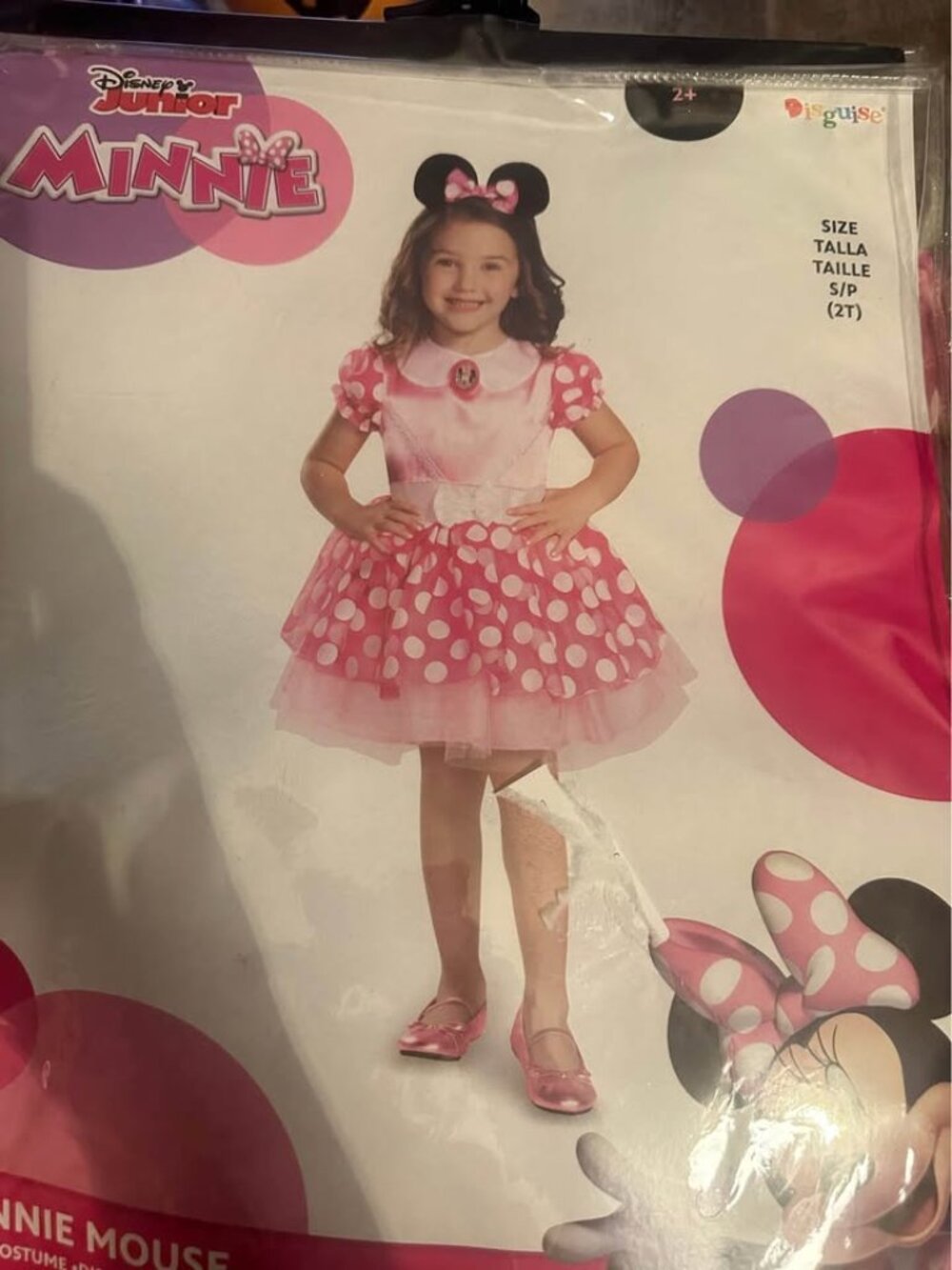 Disney Junior Minnie Mouse Costume Size 2T